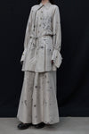 Mutedance 24 Autumn and Winter Flower Dye Button Dress MD-MD24FW96-celadon